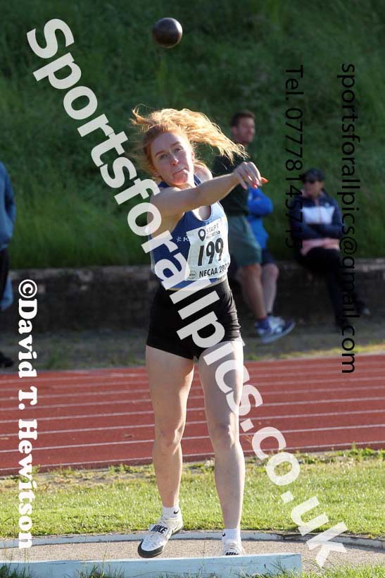 3Shot putt, 2021 North East Grand Prix No.4, Monkton, Wednesday, June 30th. Photo: David T. Hewitson/Sports for All Pics